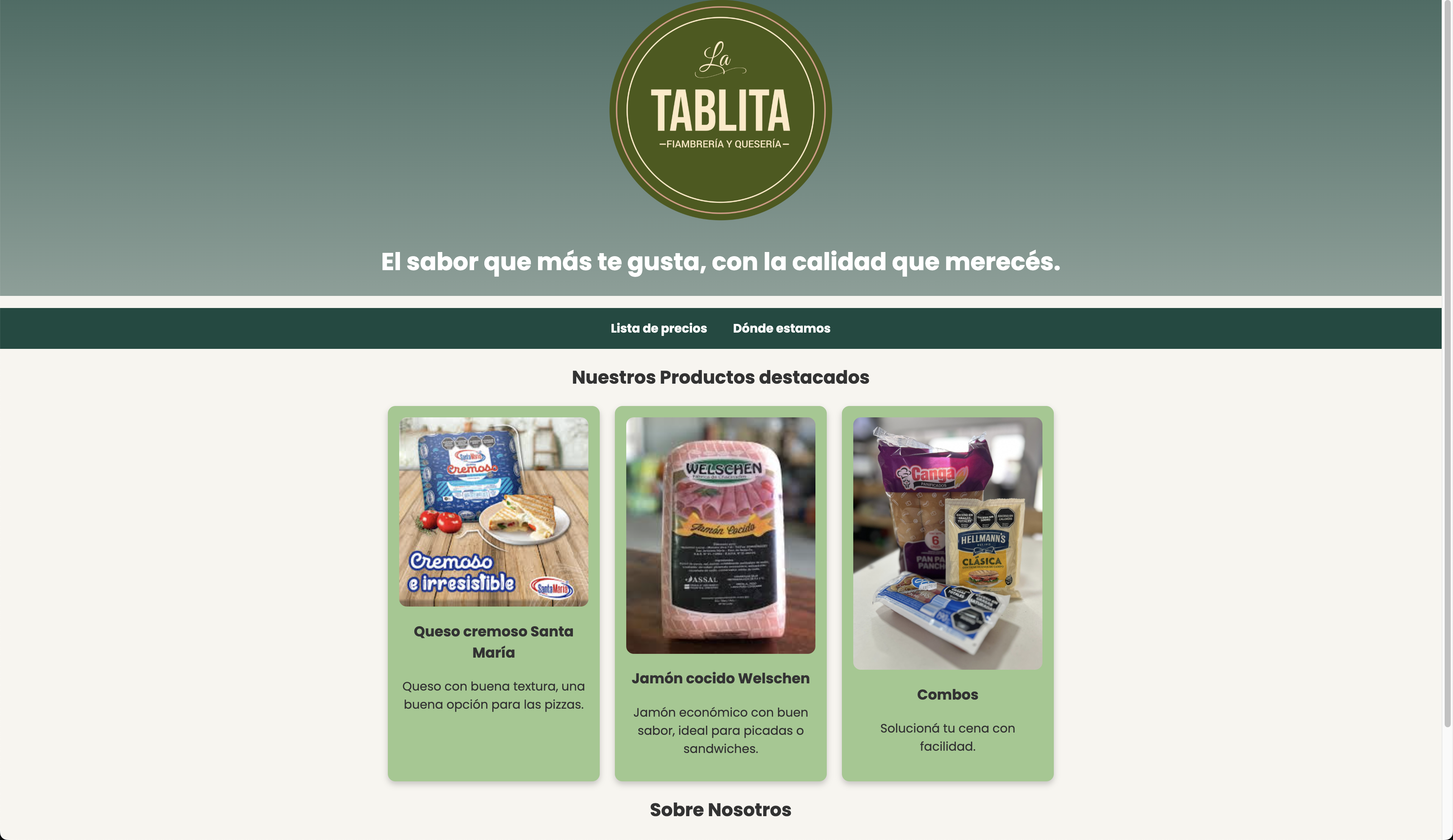 La Tablita Web